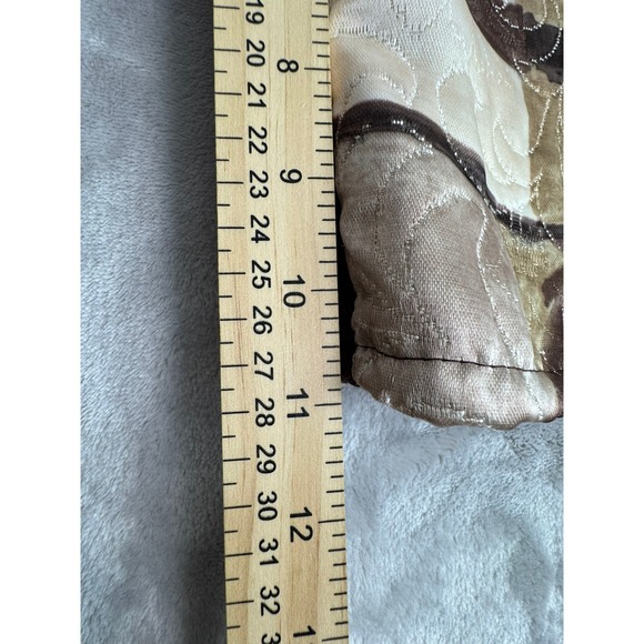 Flashback Quilted Jacket Geometric Print Brown Beige Women's Size M‎ - Picture 4 of 9